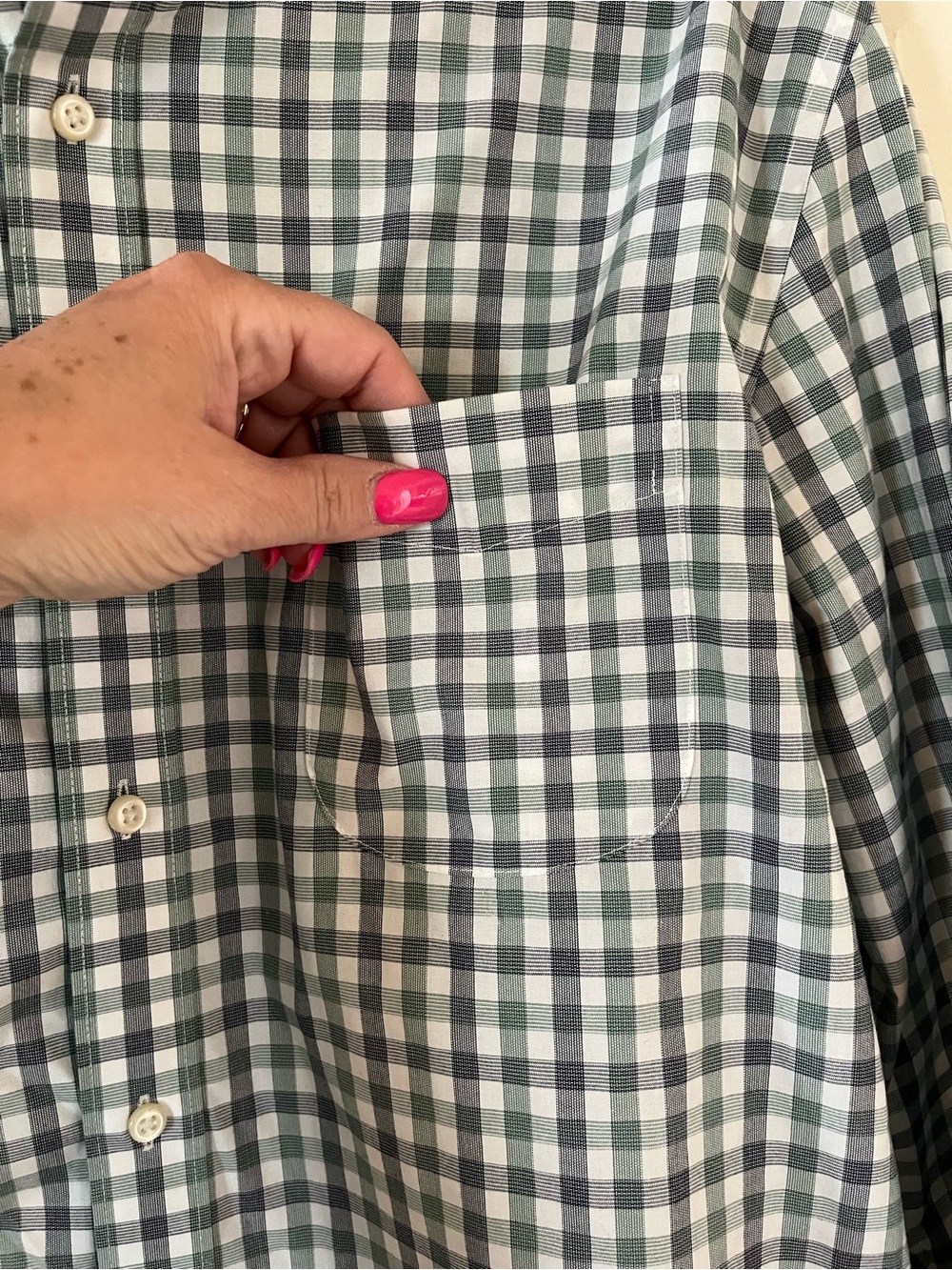 J.Crew Men's Designer Checked Button-Down Shirt Size Large Slim - Picture 11 of 16